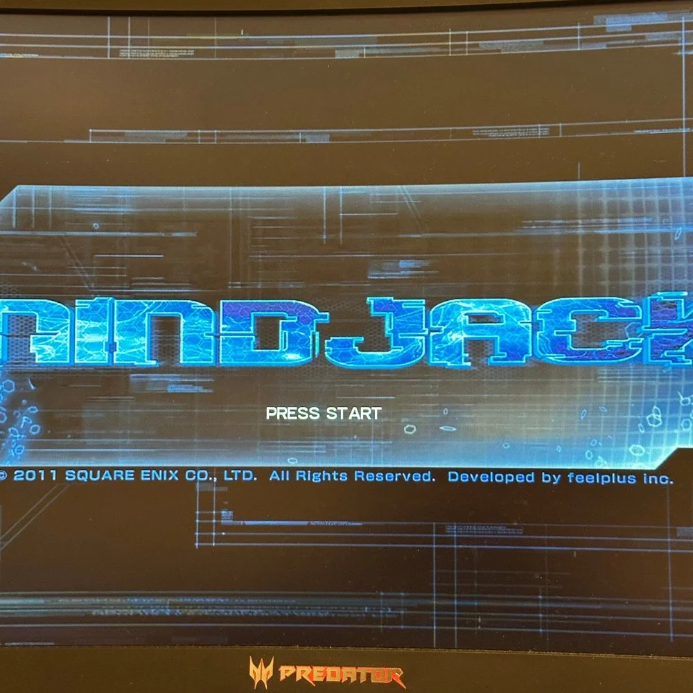 Square Enix MindJack Video Game PS3 NTSC Fair Condition Tested Working